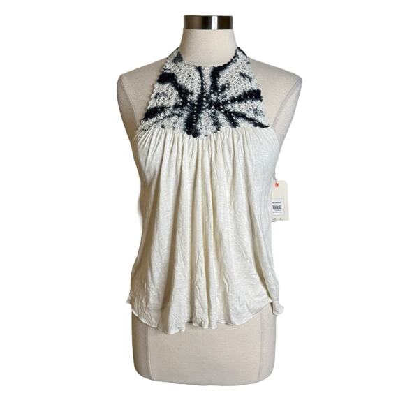 Billabong Crochet Neck Sleeveless Halter Top Women’s Size XS New NWT - Picture 1 of 10